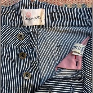 Imperfects Courier Pant in Indigo Hickory Stripe  32/32 (wears like a 33)